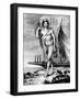 Easter Island Native, Venice-null-Framed Giclee Print