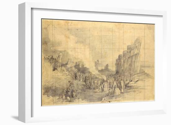 Easter Island, Religious Festival, 1872-Louis Marie Julien Viaud-Framed Giclee Print