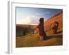 Easter Island Statues-David Nunuk-Framed Photographic Print