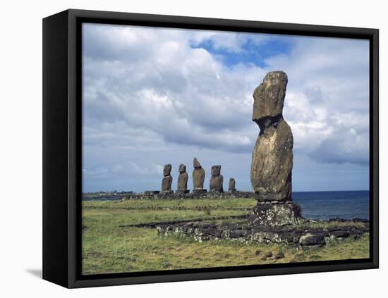 Easter Island-Guido Cozzi-Framed Stretched Canvas