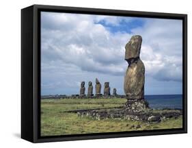 Easter Island-Guido Cozzi-Framed Stretched Canvas