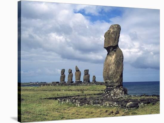 Easter Island-Guido Cozzi-Stretched Canvas