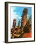 Easter Island-Andrew Howat-Framed Giclee Print