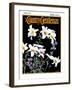 "Easter Lilies," Country Gentleman Cover, April 1, 1933-Nelson Grofe-Framed Giclee Print