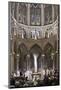 Easter mass in Church of Saint Severin, Paris, Ile de France, France-null-Mounted Art Print