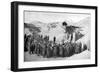 Easter Mass in the Dunes on the Beaches of Belgium by the North Sea, World War I, 1915-null-Framed Giclee Print