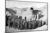 Easter Mass in the Dunes on the Beaches of Belgium by the North Sea, World War I, 1915-null-Mounted Giclee Print