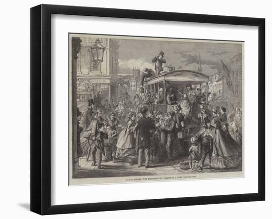 Easter Monday, the Excursion-Van-null-Framed Giclee Print