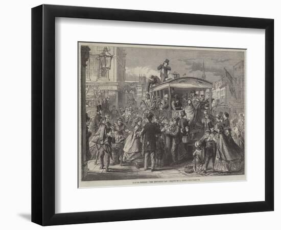 Easter Monday, the Excursion-Van-null-Framed Giclee Print