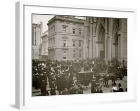 Easter Morning on Fifth Avenue, New York, N.Y.-null-Framed Photo