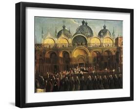 Easter Proceedings in San Marco-Gabriele Bella-Framed Giclee Print