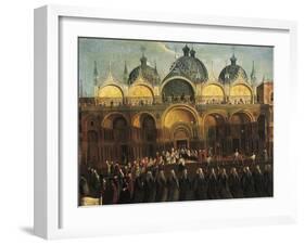 Easter Proceedings in San Marco-Gabriele Bella-Framed Giclee Print