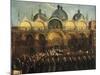 Easter Proceedings in San Marco-Gabriele Bella-Mounted Giclee Print