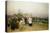 Easter Procession in Hungary-Lajos Deák-Ebner-Stretched Canvas