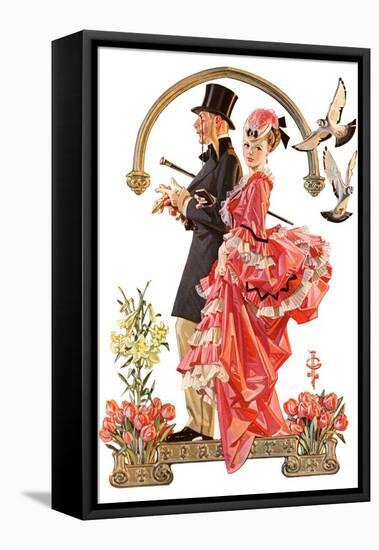 "Easter Promenade,"March 26, 1932-Joseph Christian Leyendecker-Framed Stretched Canvas