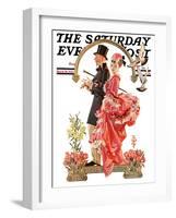 "Easter Promenade," Saturday Evening Post Cover, March 26, 1932-Joseph Christian Leyendecker-Framed Giclee Print