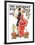 "Easter Promenade," Saturday Evening Post Cover, March 26, 1932-Joseph Christian Leyendecker-Framed Giclee Print