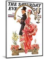 "Easter Promenade," Saturday Evening Post Cover, March 26, 1932-Joseph Christian Leyendecker-Mounted Giclee Print