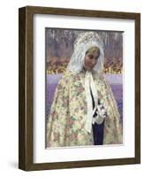 Easter Sunday (In Bradant, the Bride), C.1904-George Hitchcock-Framed Giclee Print