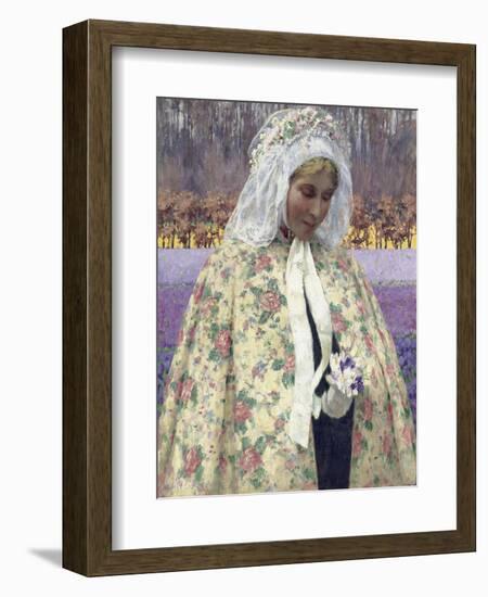 Easter Sunday (In Bradant, the Bride), C.1904-George Hitchcock-Framed Giclee Print