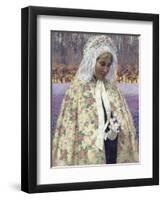 Easter Sunday (In Bradant, the Bride), C.1904-George Hitchcock-Framed Giclee Print