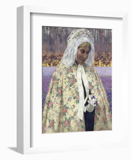 Easter Sunday (In Bradant, the Bride), C.1904-George Hitchcock-Framed Giclee Print