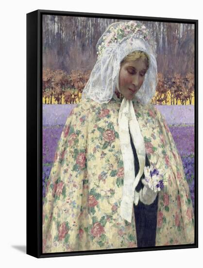 Easter Sunday (In Bradant, the Bride), C.1904-George Hitchcock-Framed Stretched Canvas