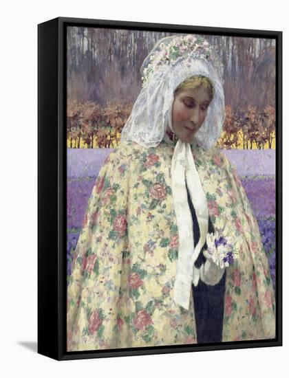 Easter Sunday (In Bradant, the Bride), C.1904-George Hitchcock-Framed Stretched Canvas