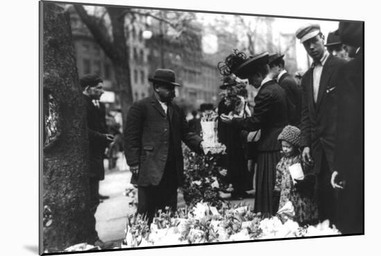 Easter Sunday, Union Square-null-Mounted Art Print