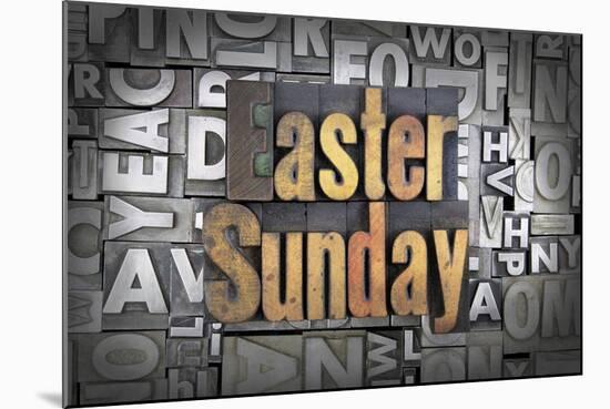 Easter Sunday-enterlinedesign-Mounted Photographic Print