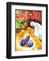 Easter Surprise - Jack and Jill, April 1968-Rae Owings-Framed Giclee Print