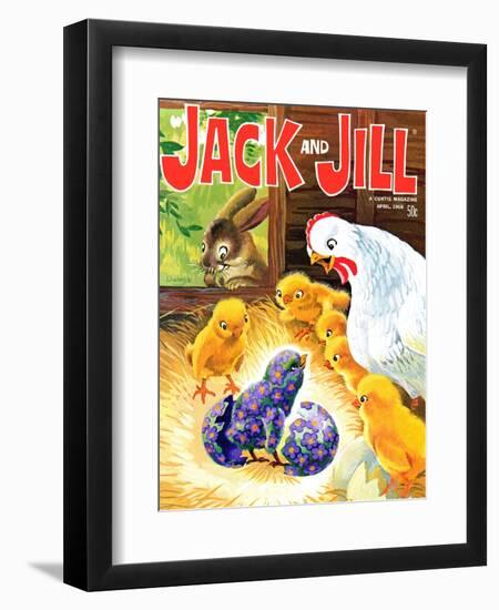 Easter Surprise - Jack and Jill, April 1968-Rae Owings-Framed Giclee Print