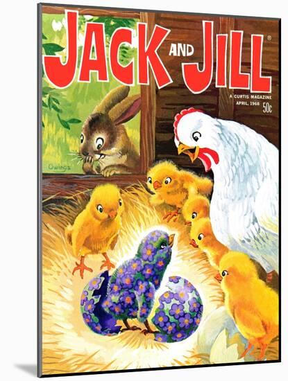 Easter Surprise - Jack and Jill, April 1968-Rae Owings-Mounted Giclee Print