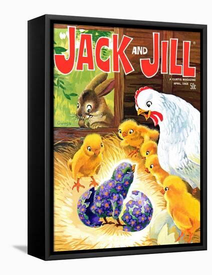 Easter Surprise - Jack and Jill, April 1968-Rae Owings-Framed Stretched Canvas