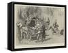 Easter with the Volunteers-Charles Edwin Fripp-Framed Stretched Canvas