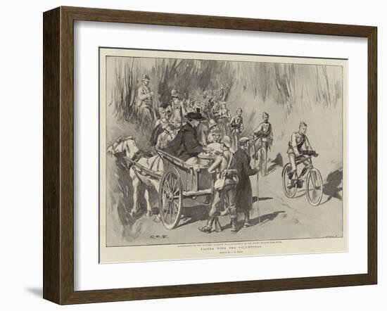 Easter with the Volunteers-Charles Edwin Fripp-Framed Giclee Print