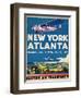 Eastern Air Transport - New York, Atlanta-null-Framed Art Print