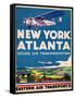 Eastern Air Transport - New York, Atlanta-null-Framed Stretched Canvas