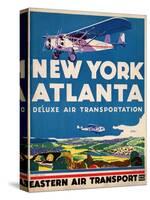 Eastern Air Transport - New York, Atlanta-null-Stretched Canvas