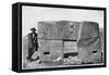 Eastern Aspect of the Monolithic Gate of Akapana, Tiahuanaco, Bolivia, 1901-null-Framed Stretched Canvas