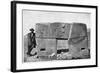 Eastern Aspect of the Monolithic Gate of Akapana, Tiahuanaco, Bolivia, 1901-null-Framed Giclee Print