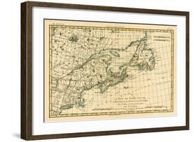 Eastern Canada, Newfoundland, Nova Scotia and St John Island, from 'Atlas De Toutes Les Parties…-Charles Marie Rigobert Bonne-Framed Giclee Print