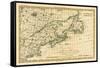 Eastern Canada, Newfoundland, Nova Scotia and St John Island, from 'Atlas De Toutes Les Parties…-Charles Marie Rigobert Bonne-Framed Stretched Canvas