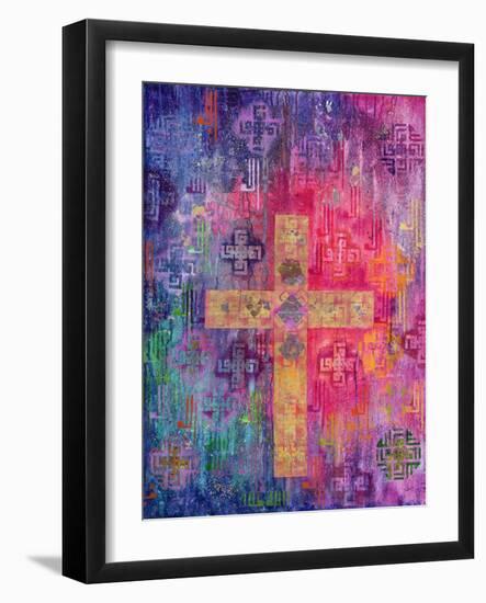 Eastern Cross, 2000-Laila Shawa-Framed Giclee Print