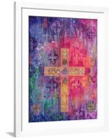 Eastern Cross, 2000-Laila Shawa-Framed Giclee Print