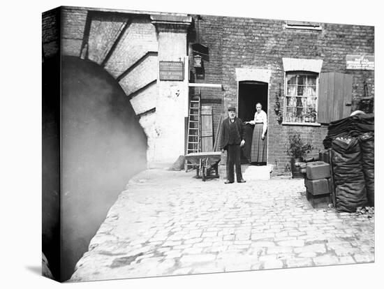 Eastern Entrance to Pentonville Tunnel and Tunnel Keeper's Cottage, Regent's Canal, London, C1905-null-Stretched Canvas