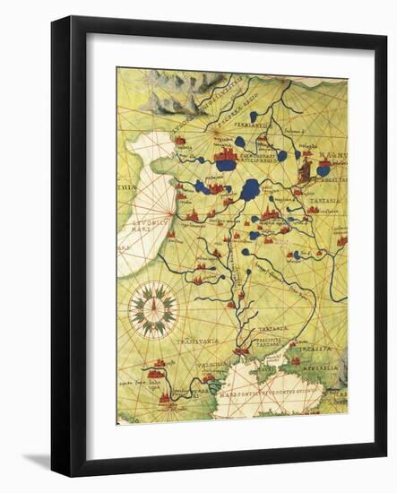 Eastern Europe and Central Asia: Transilvania and Russia-Battista Agnese-Framed Giclee Print