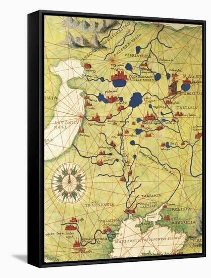Eastern Europe and Central Asia: Transilvania and Russia-Battista Agnese-Framed Stretched Canvas