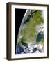 Eastern Europe is Mostly Cloud-Free-Stocktrek Images-Framed Photographic Print