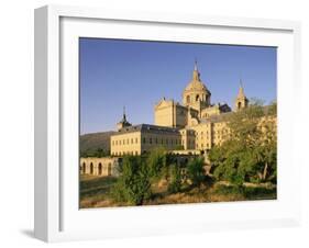 Eastern Facade of the Monastery Palace of El Escorial, Unesco World Heritage Site, Madrid, Spain-Upperhall Ltd-Framed Photographic Print